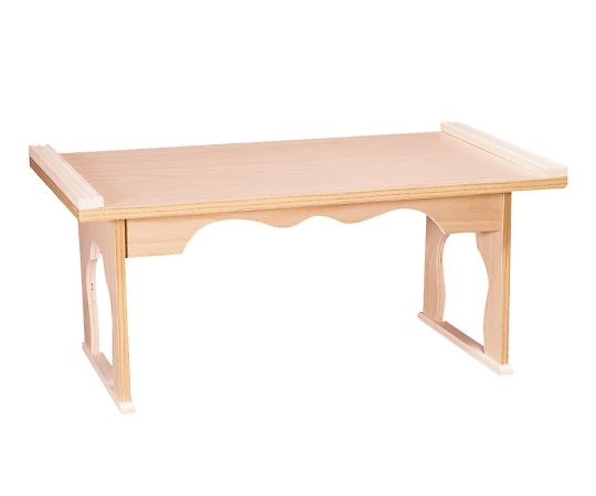 アズワン 枕机（木目プリント） 一段600タイプ  1台（ご注文単位1台）【直送品】