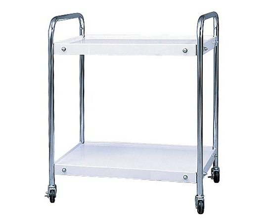 富士医療測器 ホスピタルワゴン（2段） 705×390×730mm WD-6-50 1台（ご注文単位1台）【直送品】