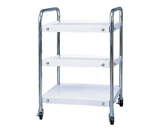 富士医療測器 ホスピタルワゴン（3段） 560×390×730mm WD-4-50 1台（ご注文単位1台）【直送品】