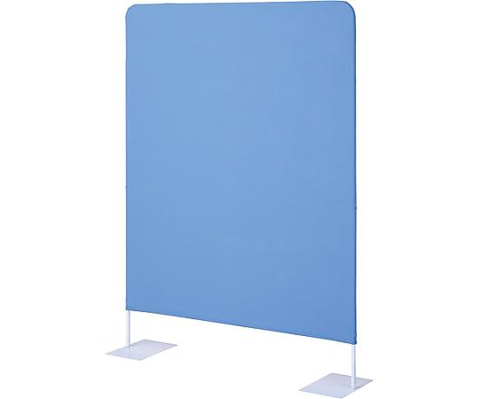 カウネット シンプルパネルN ベース脚 幅1200 ブルー 4338-8134 1台(ご注文単位1台)【直送品】