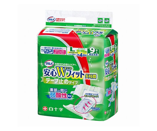 白十字 サルバ 安心Wフィット L 9枚入×4袋 35591 1ケース(ご注文単位1ケース)【直送品】