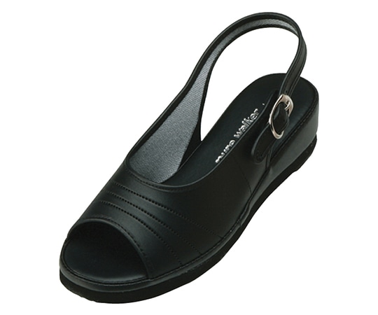 ダイマツ PWベーシックサンダル ブラック L PW7601 1足(ご注文単位1足)【直送品】