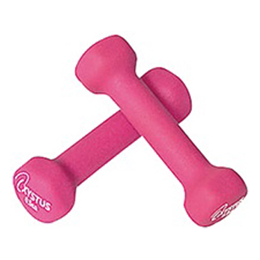 トーエイライト ラバーコートダンベル 0.5kg 1組（2本入） H-9054（ピンク） 1組（ご注文単位1組）【直送品】
