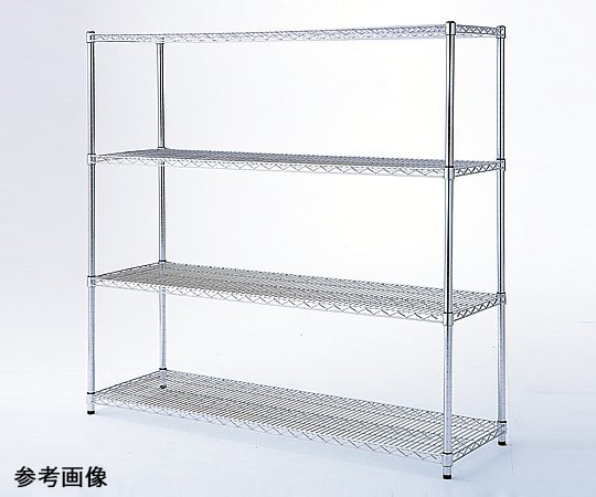 ストア・エキスプレス ワイヤーラック 4段 1212×457×1507mm 61-62-9-2 1台(ご注文単位1台)【直送品】