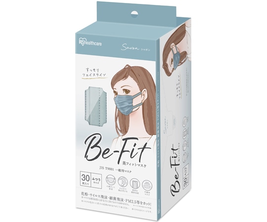 アイリスオーヤマ 美フィットマスク ふつう 30枚入 シャボン PK-B30MXF 1個（ご注文単位1個）【直送品】