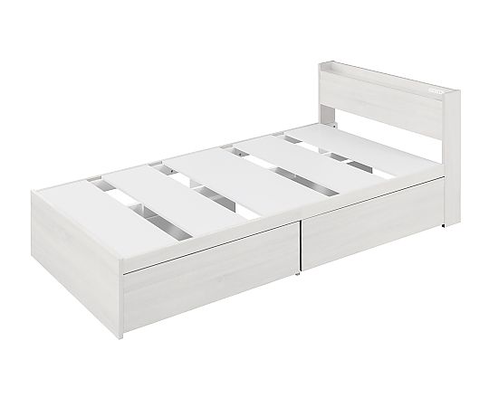 アイリスオーヤマ 大容量収納ベッド宮付き DSBM-S 1個（ご注文単位1個）【直送品】