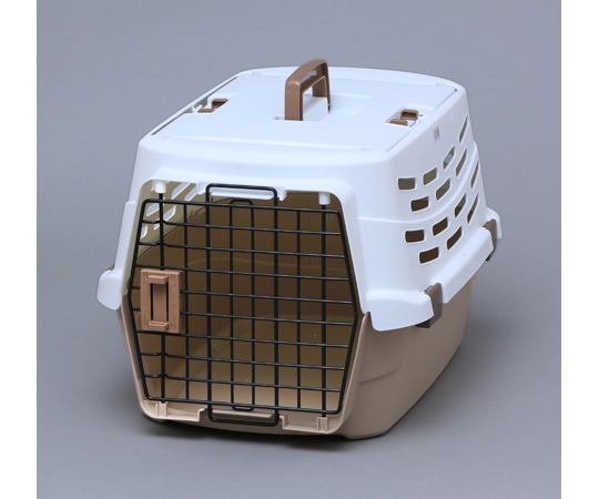アイリスオーヤマ ペットキャリー ホワイト/ベージュ UPC-580 1個（ご注文単位1個）【直送品】