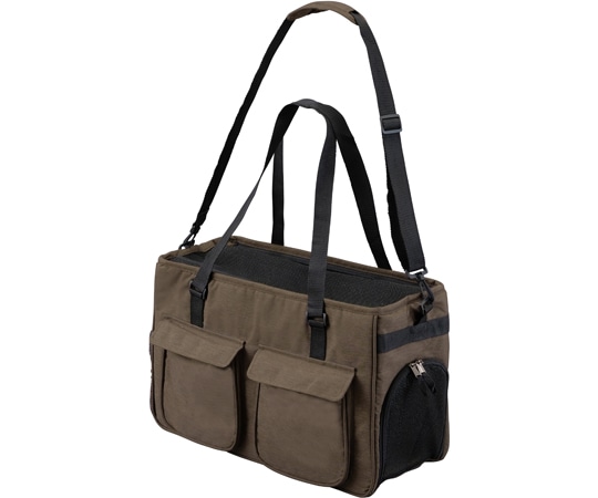 アイリスオーヤマ ソフトペットキャリーMサイズ ブラウン PSC-490 1個（ご注文単位1個）【直送品】