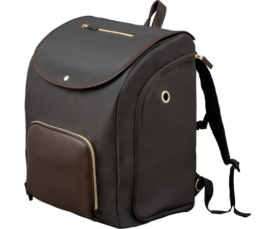 アイリスオーヤマ 前かけできるペットリュック ブラウン P-MPR350 1個（ご注文単位1個）【直送品】