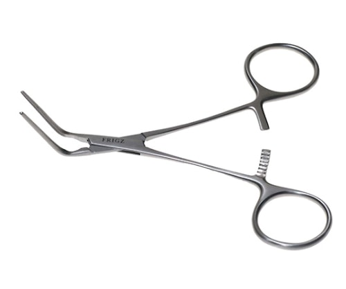 日本フリッツメディコ クーリー血管鉗子 13.5cm #4 アングル V231-5714 1個（ご注文単位1個）【直送品】