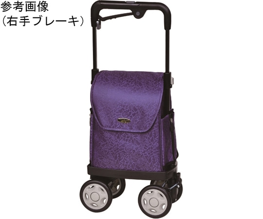 須恵廣工業 ウォーキングキャリー アイカートネオ ローズパープル 左手ブレーキ No.833 1台（ご注文単位1台）【直送品】