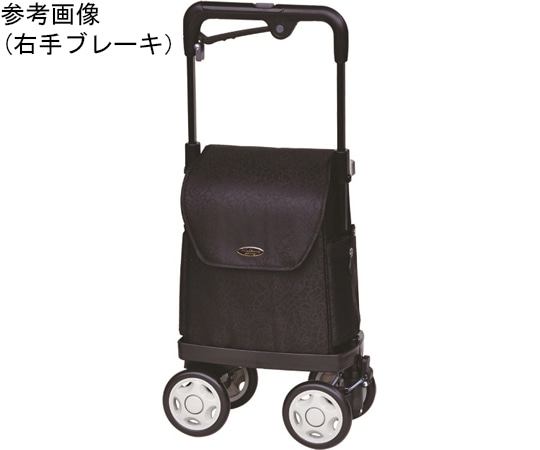 須恵廣工業 ウォーキングキャリー アイカートネオ ローズブラック 右手ブレーキ No.833 1台（ご注文単位1台）【直送品】