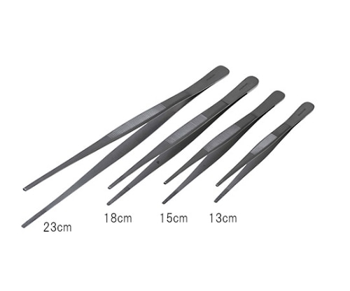 日本フリッツメディコ 一般外科ピンセット 小波 23cm 無鈎 E381-550 1本（ご注文単位1本）【直送品】