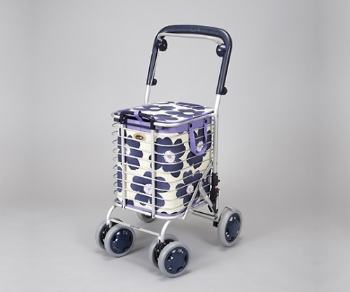 ユーバ産業 シルバーカー（ワイヤーカート） A-0245H（BL） 1個（ご注文単位1個）【直送品】