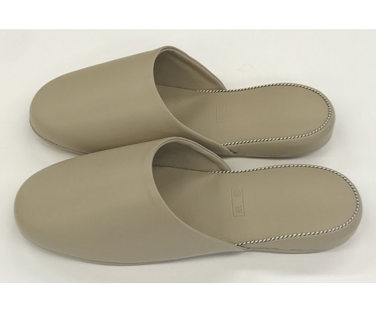 オクムラ 抗菌スタンダートスリッパ ベージュ フリー  1足（ご注文単位1足）【直送品】