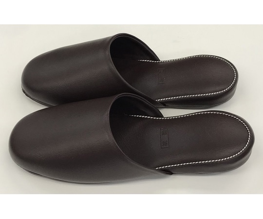 オクムラ 抗菌スタンダートスリッパ ブラウン フリー  1足（ご注文単位1足）【直送品】