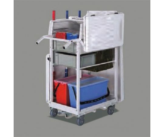 エスコ 575x 970x1045mm ビルメンカート EA928CE-70 1台(ご注文単位1台)【直送品】