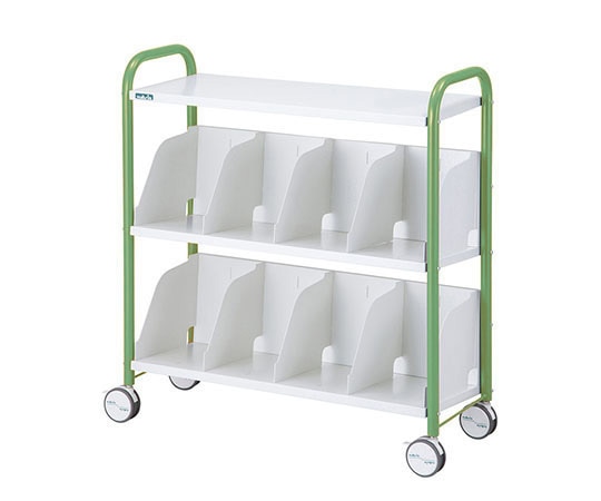 ナビス（アズワン） カルテワゴン グリーン TW-60W 1台（ご注文単位1台）【直送品】