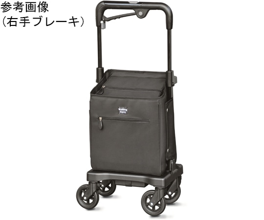須恵廣工業 ウォーキングキャリー アイカートフリー ブラック 左手ブレーキ No.835 1台（ご注文単位1台）【直送品】