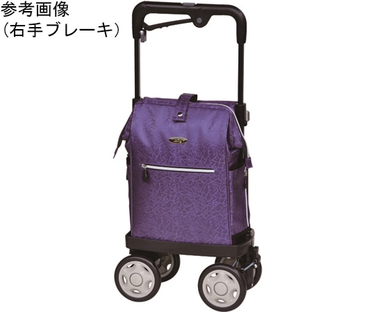 須恵廣工業 ウォーキングキャリー アイカートネオ2 ローズパープル 右手ブレーキ No.834 1台(ご注文単位1台)【直送品】