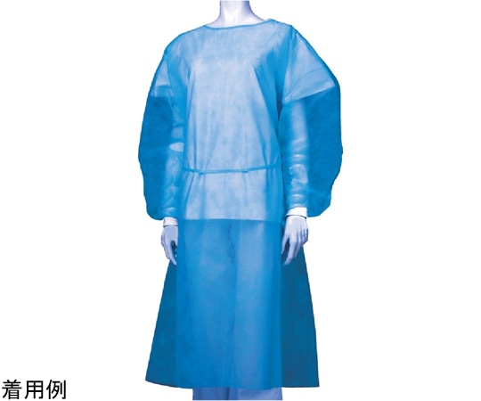 アメジスト（大衛） OWアイソレーションガウン ブルー カフ付#3 200枚入 40539 1ケース（ご注文単位1ケース）【直送品】