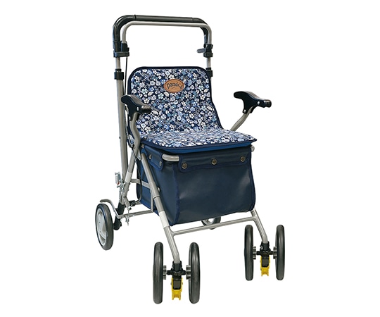 島製作所 パレード 花柄紺  1個（ご注文単位1個）【直送品】