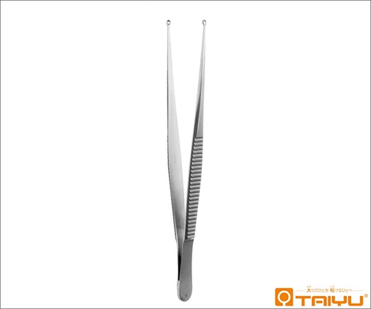 TAIYU（大祐医科工業） 鋭匙状鑷子 併式 ダボ無 径3mm 全長18cm TY-058L 1本（ご注文単位1本）【直送品】