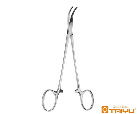 TAIYU（大祐医科工業） 岡大式モスキート止血鉗子 反 無鈎 BOX 全長16.5cm TY-435 1本（ご注文単位1本）【直送品】