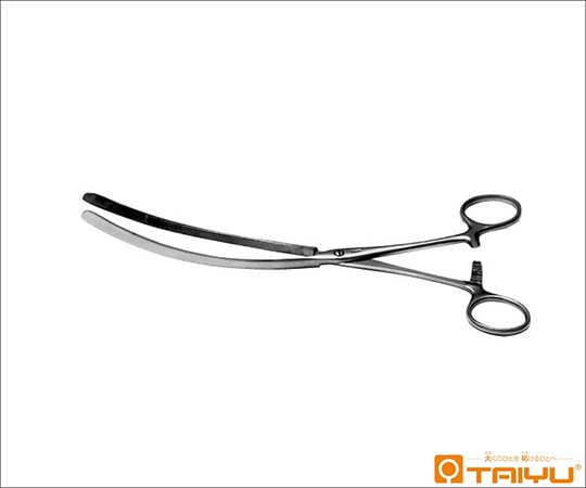 TAIYU（大祐医科工業） ドアイヤン腸鉗子 直 ネジ止 全長24cm TY-711A 1本（ご注文単位1本）【直送品】