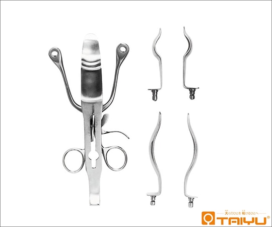 TAIYU（大祐医科工業） パークス肛門開創器 中弁2×9cm 側弁2×9.5cm 側弁2×7cm TY-780 1本（ご注文単位1本）【直送品】