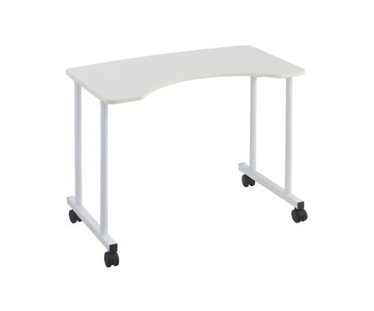 フィフティ・ヴィジョナリー 採血・食事用テーブル(ホワイト) FV-512A-WH 1台(ご注文単位1台)【直送品】