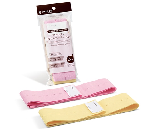 オオサキメディカル マタニティ トランスデューサーベルト ピンク・クリーム各色1本入 88448 1個（ご注文単位1個）【直送品】