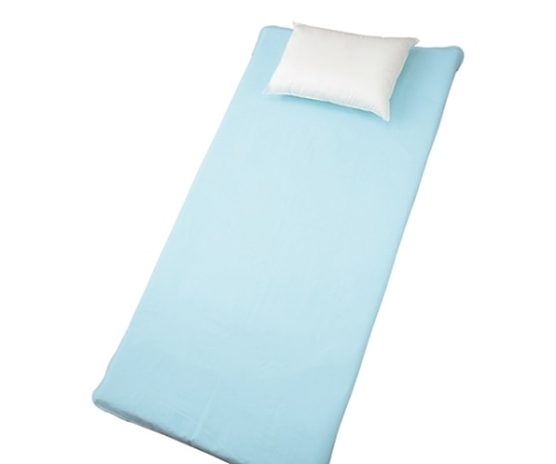 ケアファッション スムース防水シーツ（全面） ブルー 105×200cm 39023 1枚（ご注文単位1枚）【直送品】