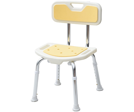 山善（YAMAZEN） コンフォート シャワーチェア ホワイト/オレンジ YS-7003SN（OR） 1台（ご注文単位1台）【直送品】