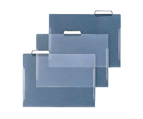 クラウン 3Sホルダー 見出しシール付き クリア 1パック（3枚入） CR-YG62-C 1パック（ご注文単位1パック）【直送品】