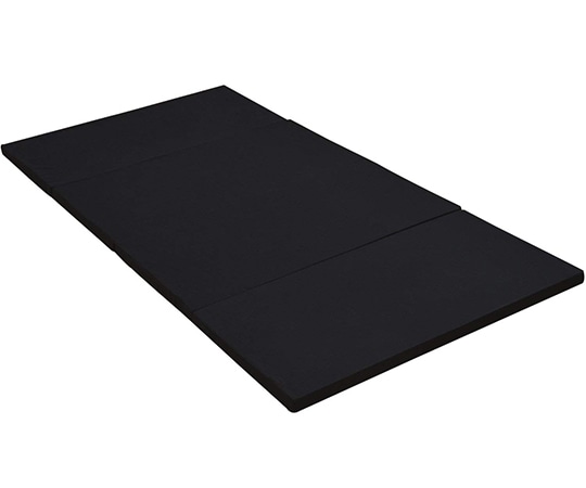 Achilles（アキレス） 全面かため 高硬度4つ折りマットレス シングルロング ブラック MK4-S（BK） 1枚（ご注文単位1枚）【直送品】