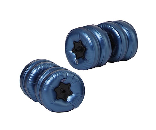 スマイル ウォーターダンベルセット(2個組) ブルー SE1207 1セット(ご注文単位1セット)【直送品】