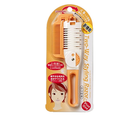 グリーンベル ツーウェイダイヤルヘアカッターオレンジ MB-306 1個(ご注文単位1個)【直送品】