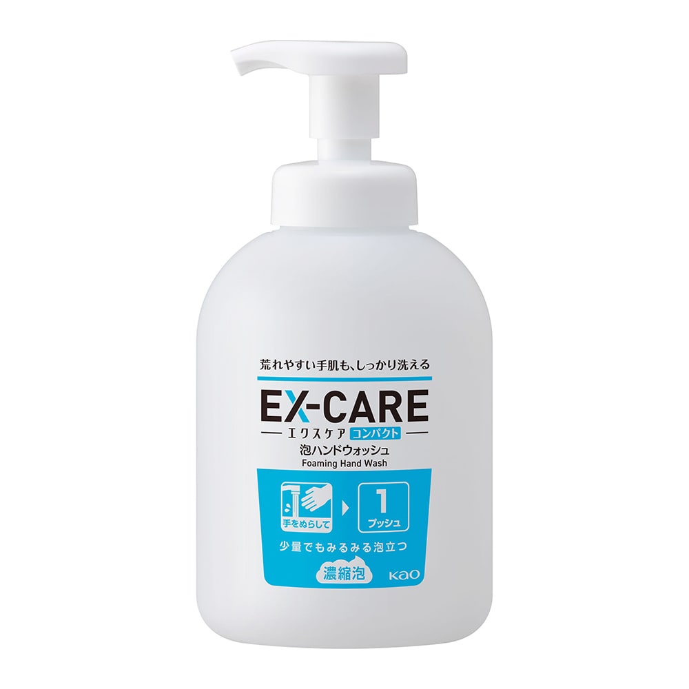 花王 ソフティ EX‐CARE（エクスケア） コンパクト泡ハンドウォッシュ 500mL×6本  1ケース（ご注文単位1ケース）【直送品】