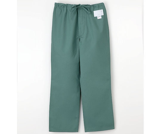 ナガイレーベン 手術衣（男子スラックス） グリーン LL NR8703 1着（ご注文単位1着）【直送品】