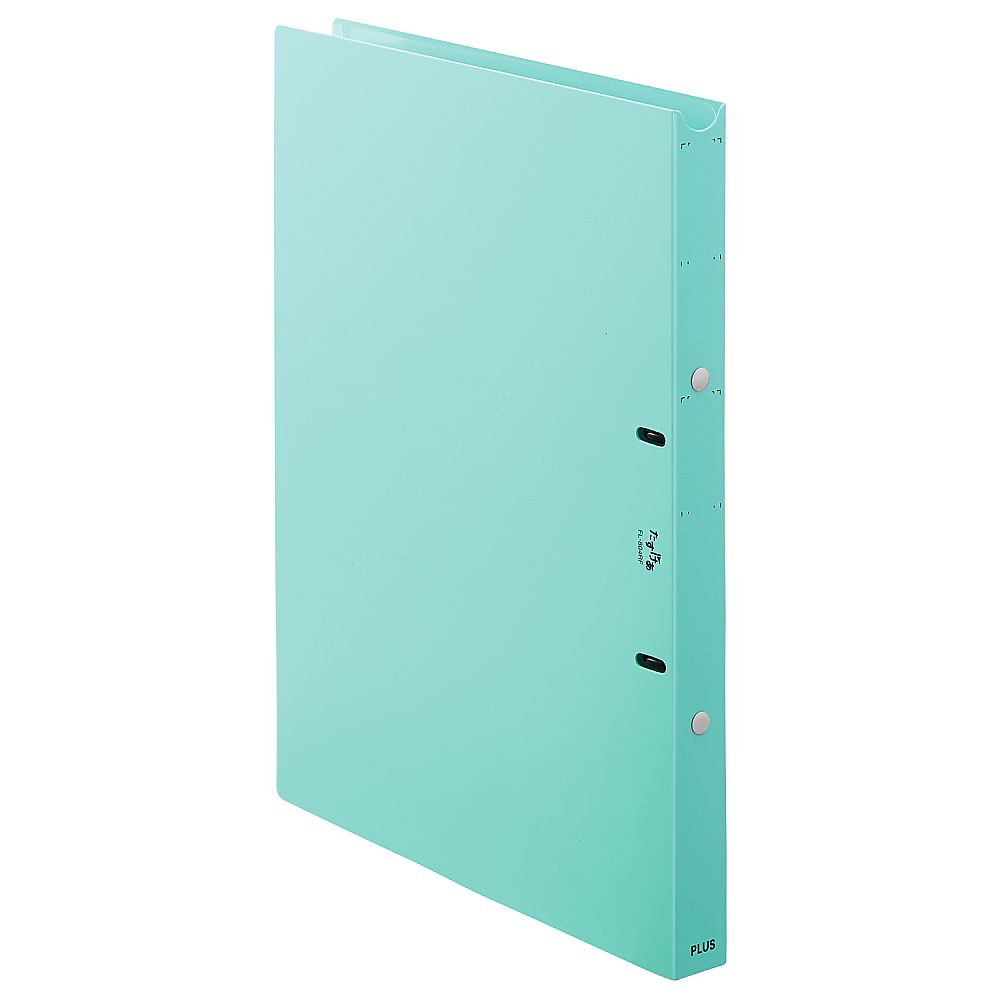 プラス 利用者カルテファイル（リングファイル） ブルー FL-804RF 1冊（ご注文単位1冊）【直送品】
