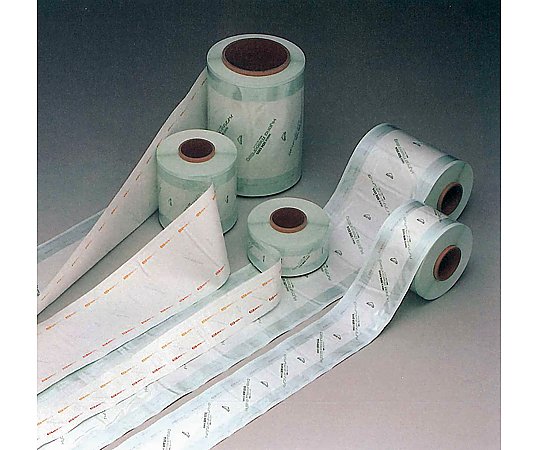 ホギメディカル メッキンバッグ（ヒダ付・ガゼットロールタイプ） 350mm×80mm×100m HM-1106 1巻（ご注文単位1巻）【直送品】