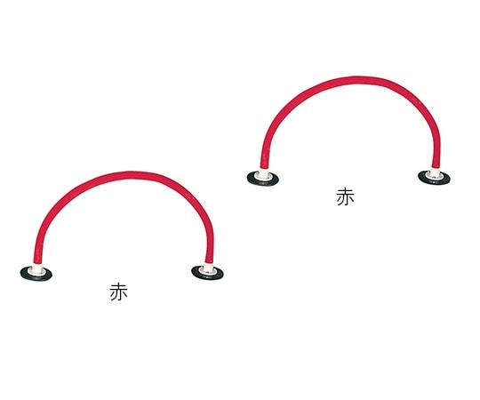 トッケン ソフトハードル同色2本セット 赤 2本入 120091 赤 1パック（ご注文単位1パック）【直送品】