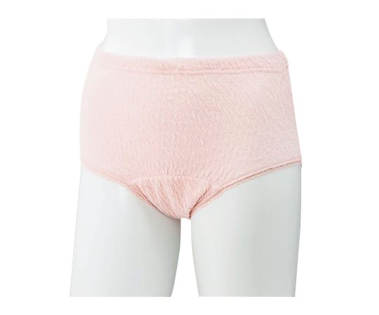 ケアファッション リップル安心快適ショーツ ピーチ L 1組(2枚入) 39634 1組(ご注文単位1組)【直送品】