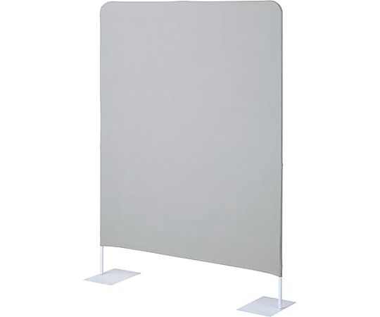 カウネット シンプルパネルN ベース脚 幅1200 グレー 4338-8141 1台(ご注文単位1台)【直送品】