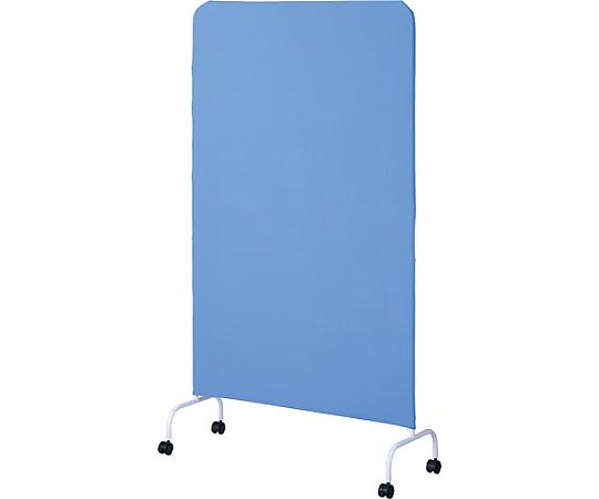 カウネット シンプルパネルN キャスター脚 幅900 ブルー 4338-8158 1台(ご注文単位1台)【直送品】