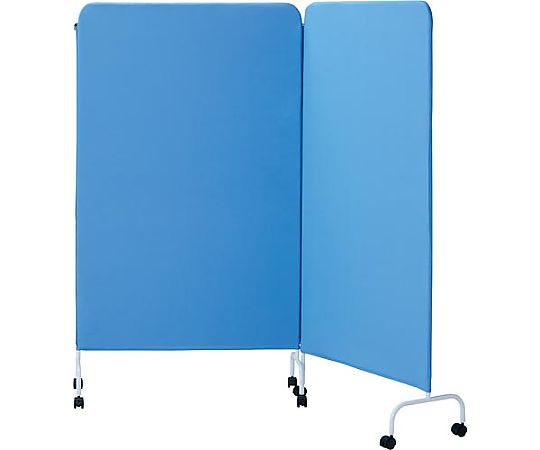 カウネット シンプルパネルN2連 ブルー 4338-8196 1台(ご注文単位1台)【直送品】