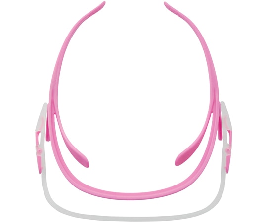 ミドリ安全 メディカルフェイスシールド ルックユー 本体 ピンク CD4012600010 1個（ご注文単位1個）【直送品】