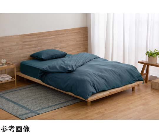 アイリスオーヤマ 掛け布団カバー 1,900×2,100mm ネイビー KKC-CS-D 1枚(ご注文単位1枚)【直送品】