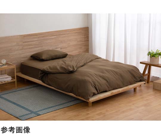 アイリスオーヤマ ボックスシーツ 1,200×2,000×250mm ブラウン BXS-CS-SD 1枚(ご注文単位1枚)【直送品】